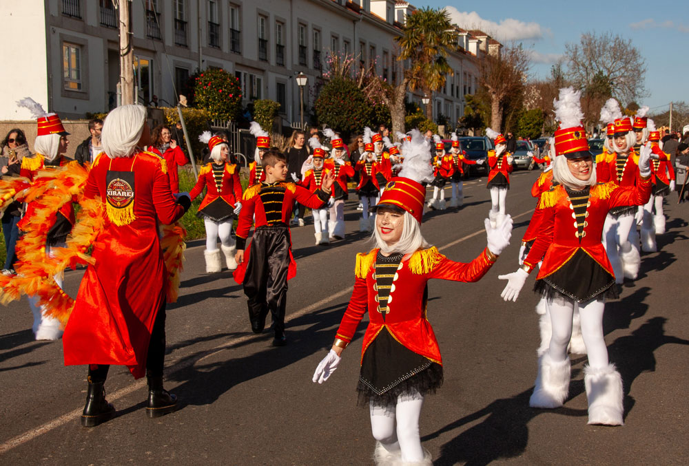 Imaxe do desfile do Entroido de Brión 2025